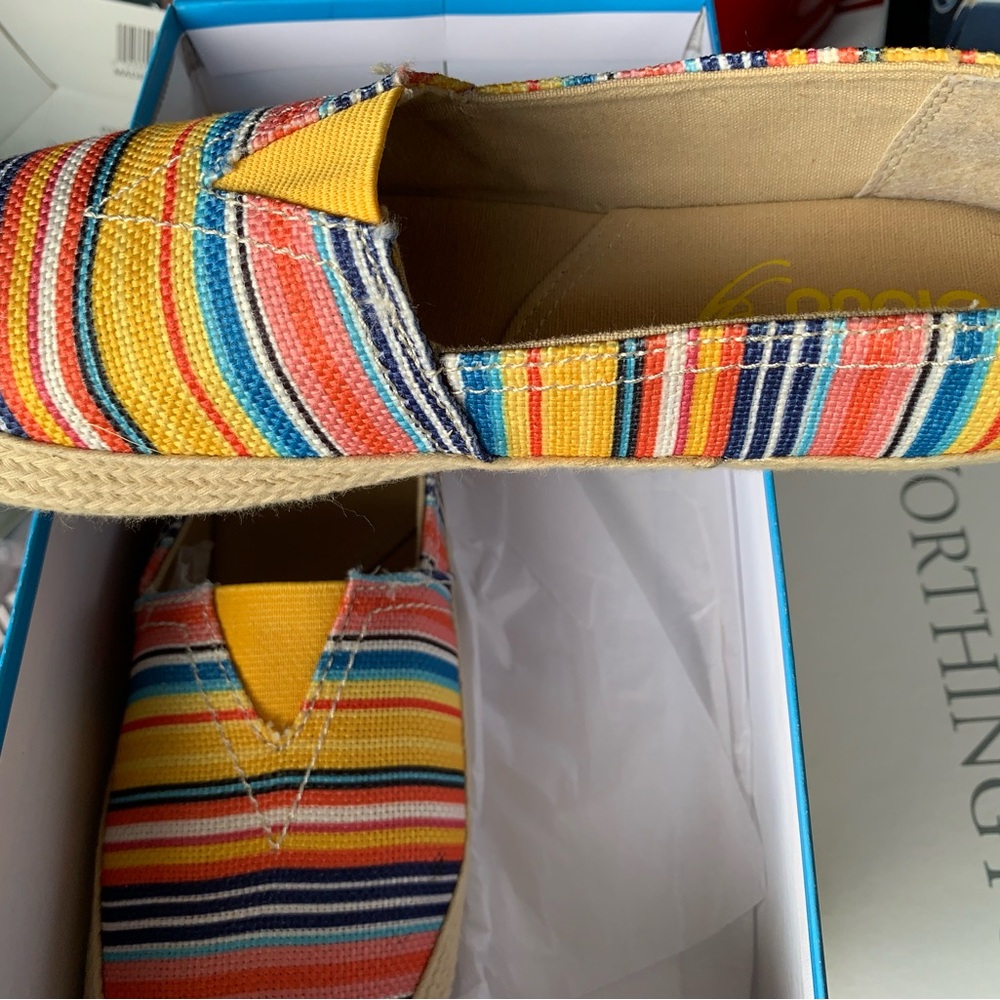 Colorful Striped Espadrilles